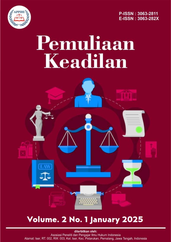 					View Vol. 3 No. 1 (2026): January : Pemuliaan Keadilan
				